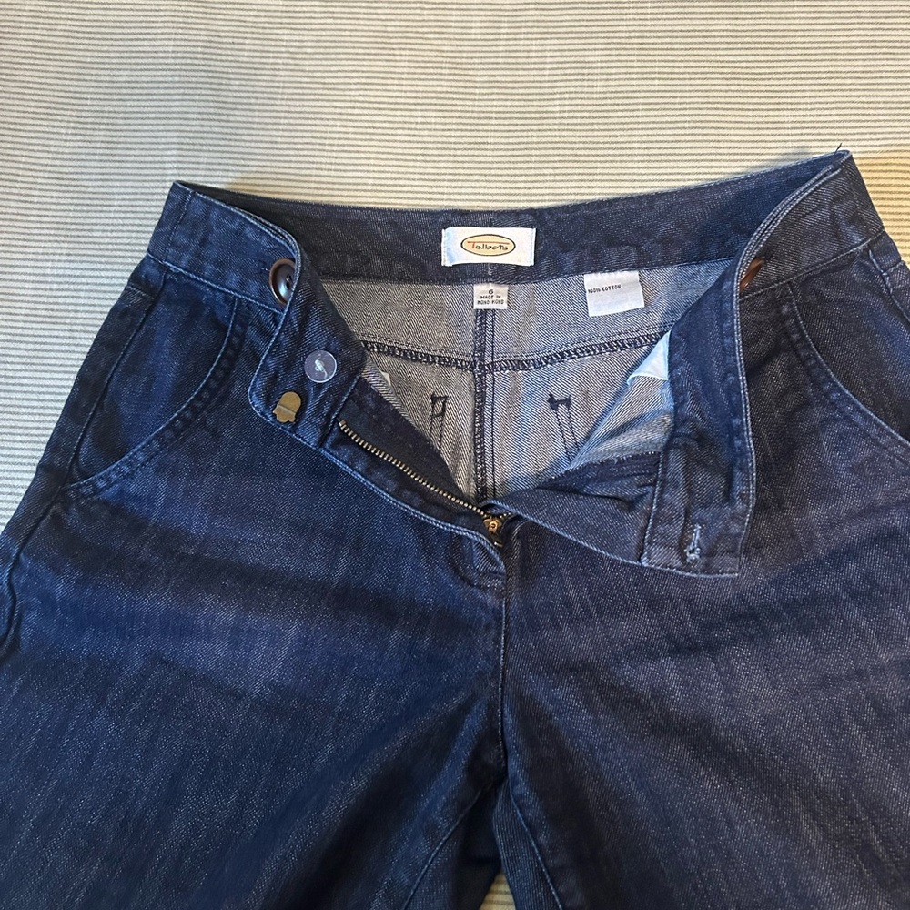Talbots Dark Blue Flare & Wide Leg Jeans
